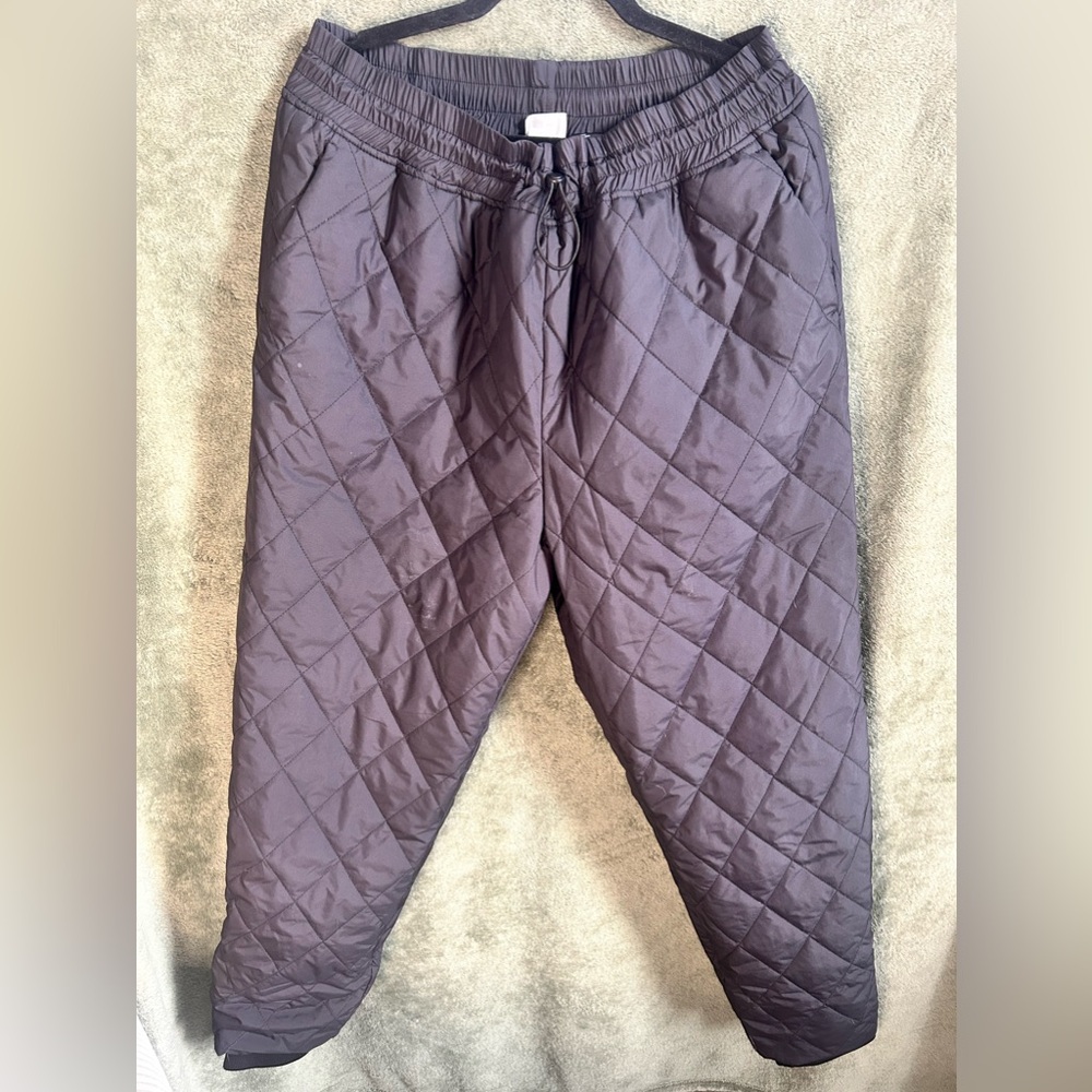 H&M Black Water-Repellent Snow/Shell Pants